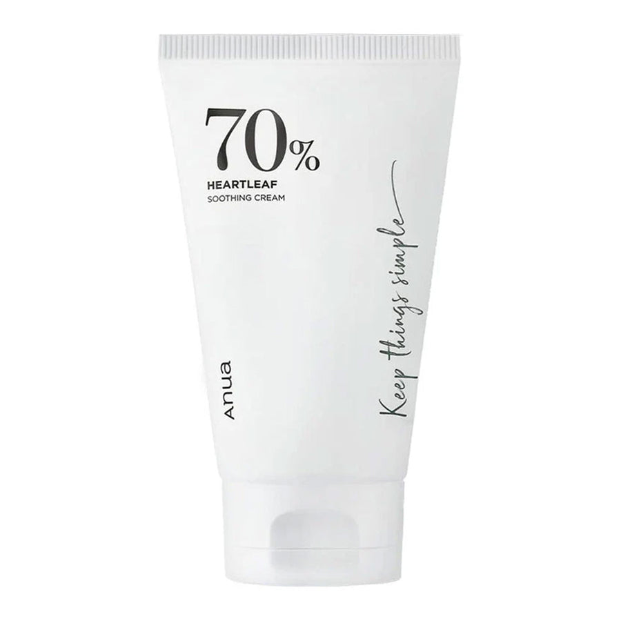 ANUA Heartleaf 70% Soothing Cream - Peaches&Creme Shop Korean Skincare Malta