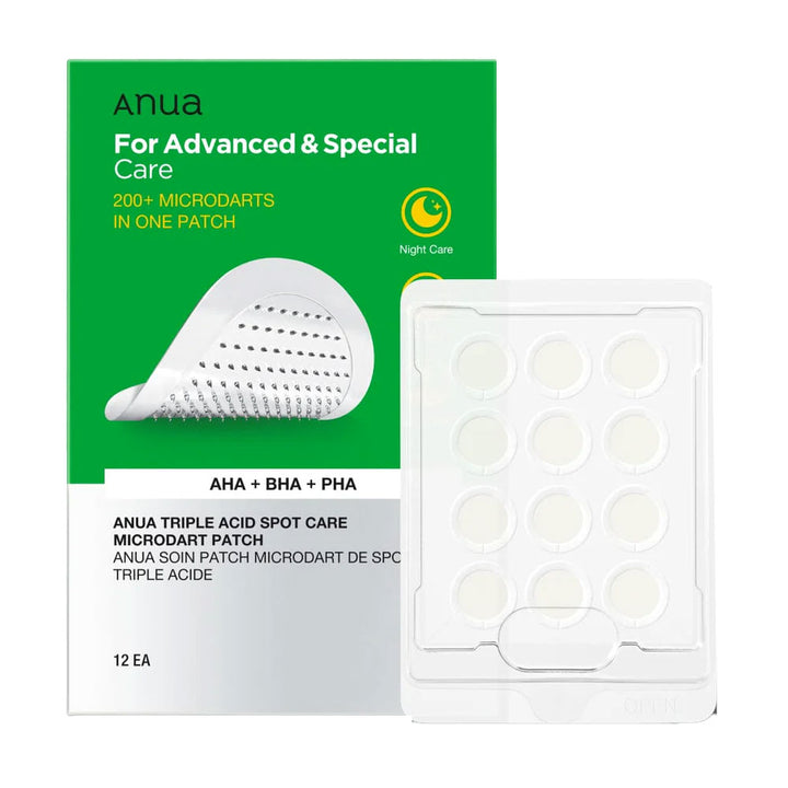 ANUA Triple Acid Spot Care Microdart Patch - Peaches&Creme Shop Korean Skincare Malta
