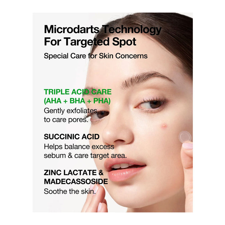 ANUA Triple Acid Spot Care Microdart Patch - Peaches&Creme Shop Korean Skincare Malta