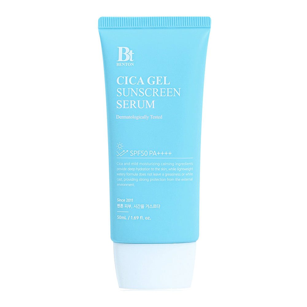 BENTON CICA Gel Sunscreen Serum - Peaches&Creme Shop Korean Skincare Malta