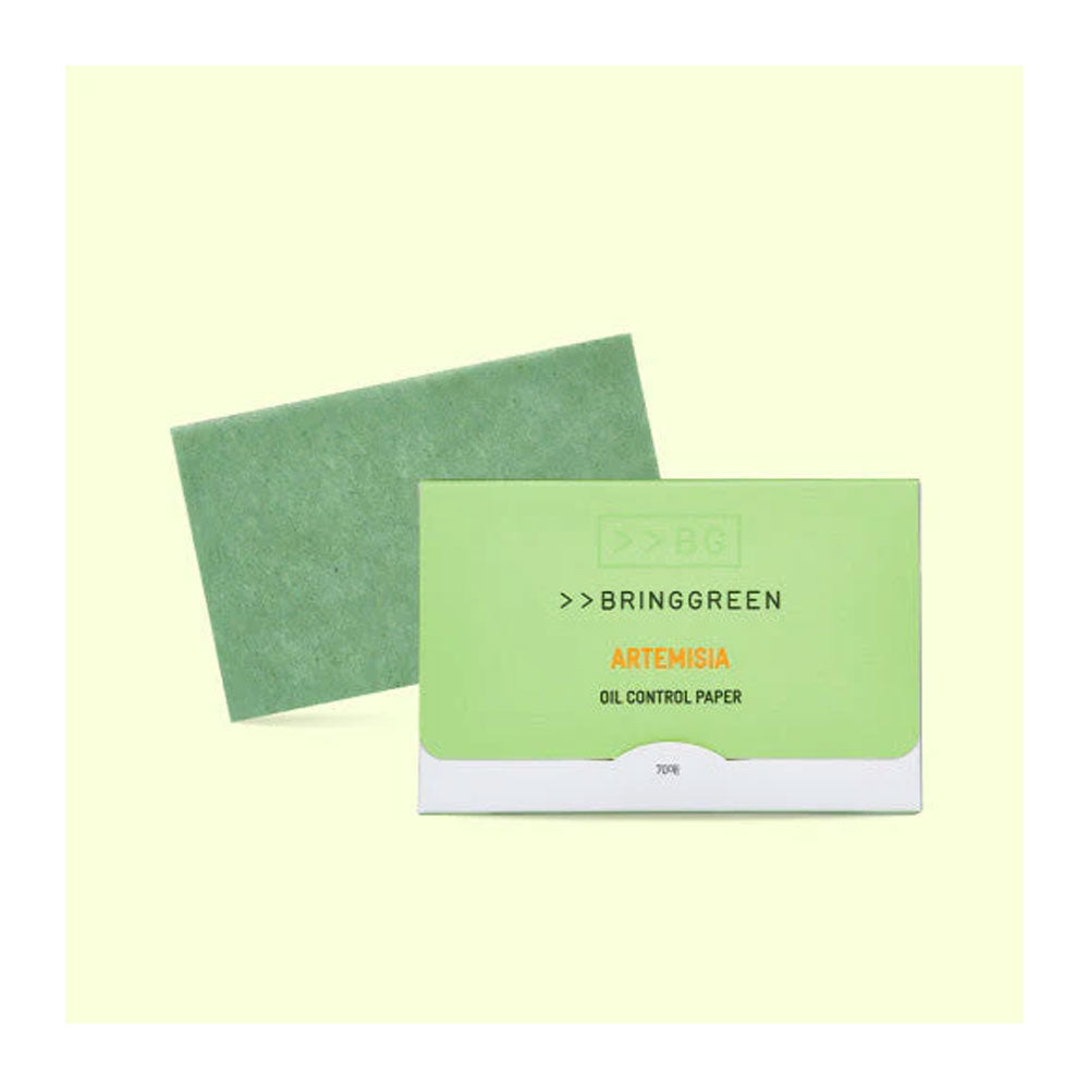 BRINGGREEN Artemisia Oil Control Paper- Peaches&Creme Shop Korean Skincare Malta