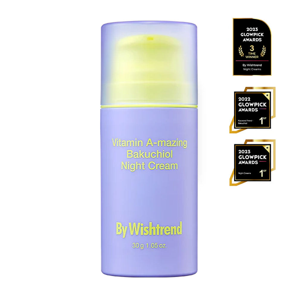 BY WISHTREND Vitamin A-mazing Bakuchiol Night Cream - Peaches&Creme Shop Korean Skincare Malta