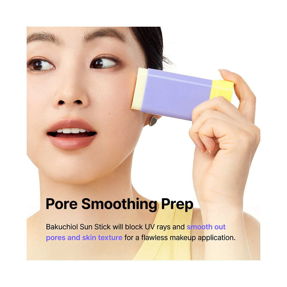 BY WISHTREND Pore Smoothing Bakuchiol Sun Stick - Peaches&Creme Shop Korean Skincare Malta