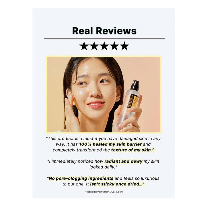 COSRX Advanced Snail 96 Mucin Power Essence - Peaches&Creme Shop Korean Skincare Malta