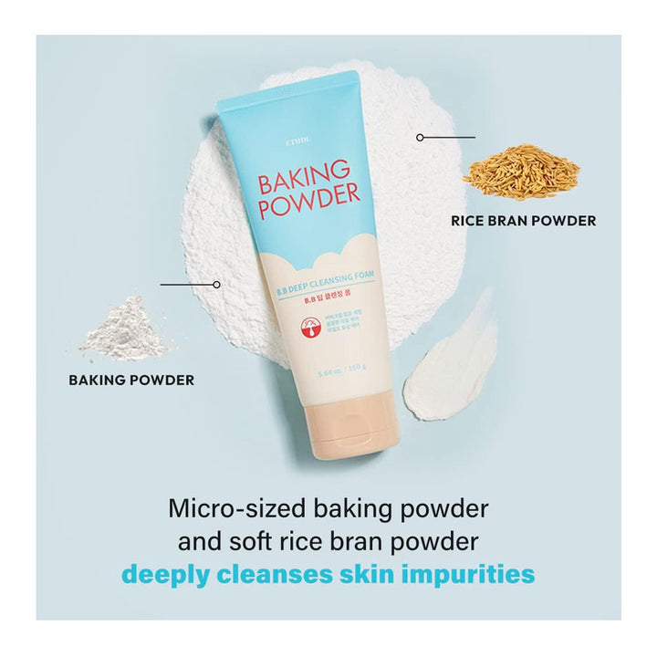 ETUDE Baking Powder B.B Deep Cleansing Foam - Peaches&Creme Shop Korean Skincare Malta