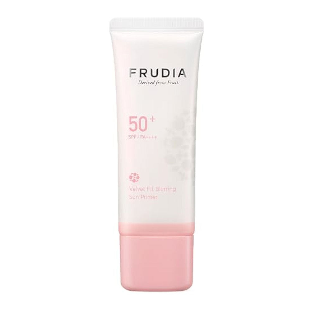 FRUDIA Velvet Fit Blurring Sun Primer - Peaches&Creme Shop Korean Skincare Malta