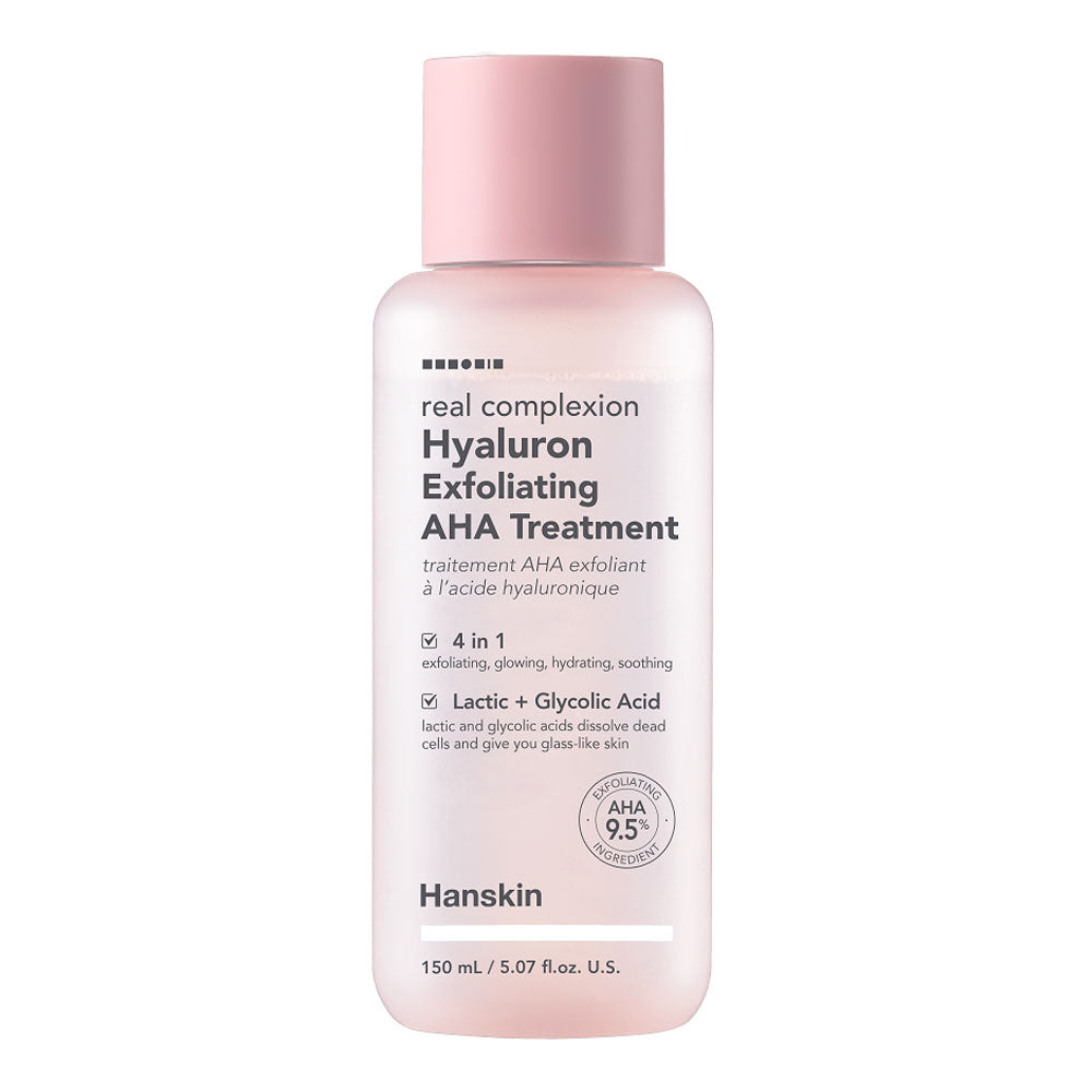 HANSKIN Real Complexion Hyaluron Exfoliating AHA Treatment - Peaches&Creme Shop Korean Skincare Malta