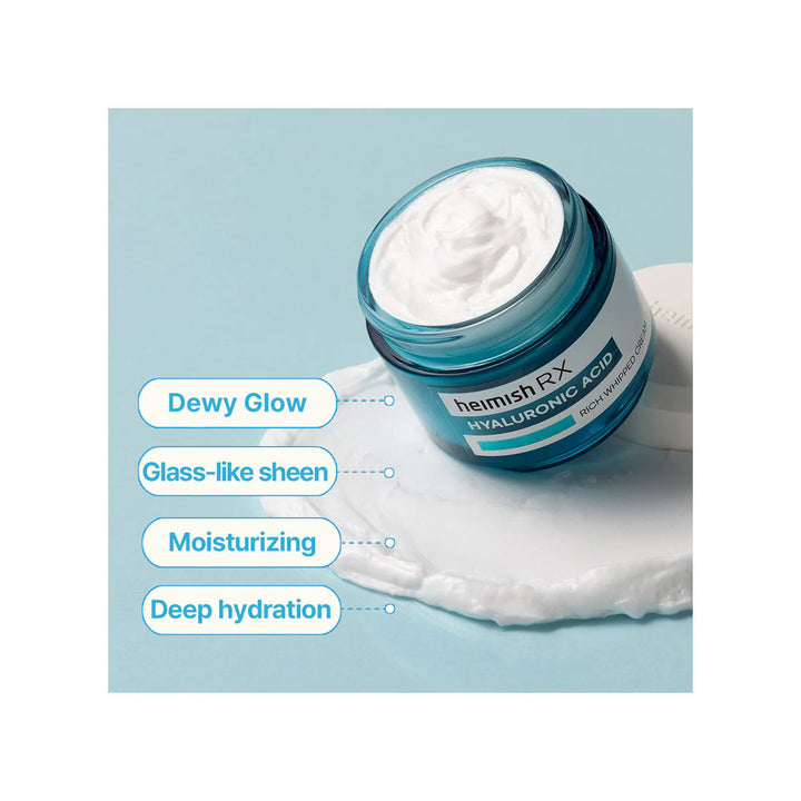 HEIMISH RX Hyaluronic Acid Rich Whipped Cream - Peaches&Creme Shop Korean Skincare Malta