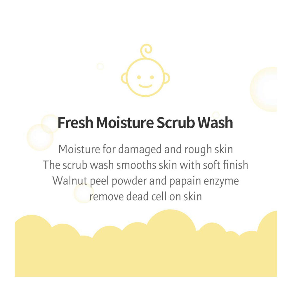 ILLIYOON Fresh Moisture Scrub Wash - Peaches&Creme Shop Korean Skincare Malta