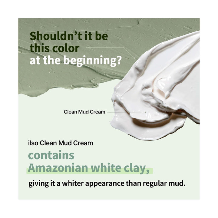 ILSO Clean Mud Cream - Peaches&Creme Shop Korean Skincare Malta