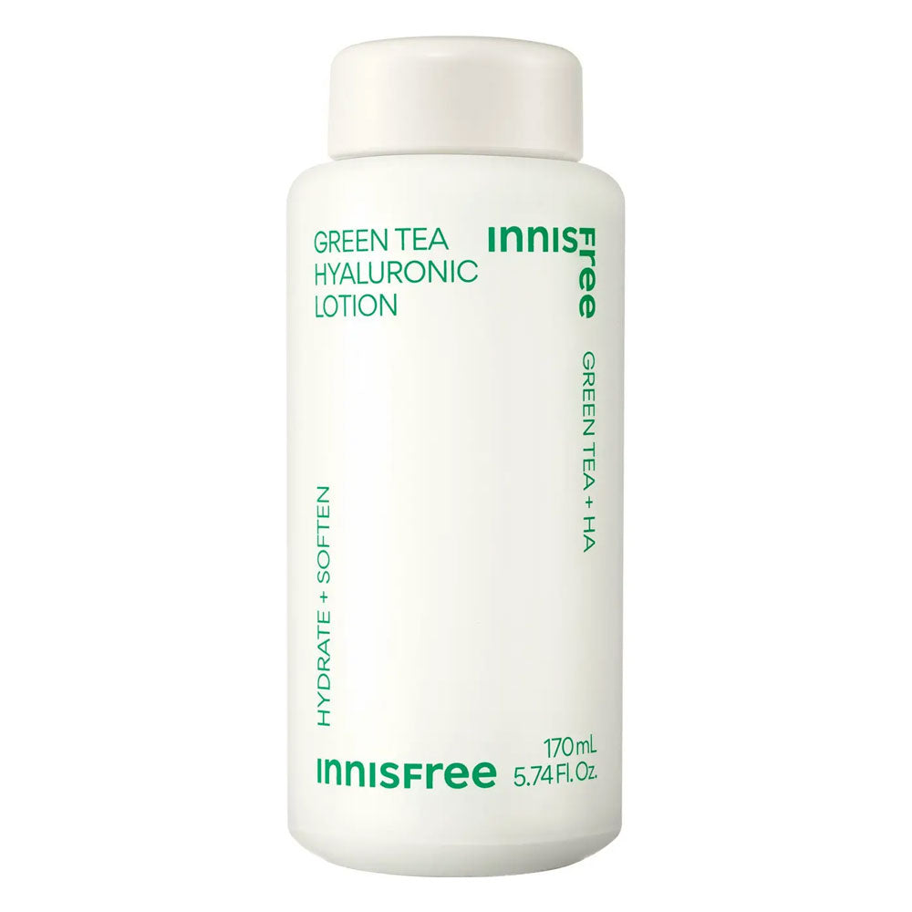 INNISFREE Green Tea Hyaluronic Lotion - Peaches&Creme Shop Korean Skincare Malta