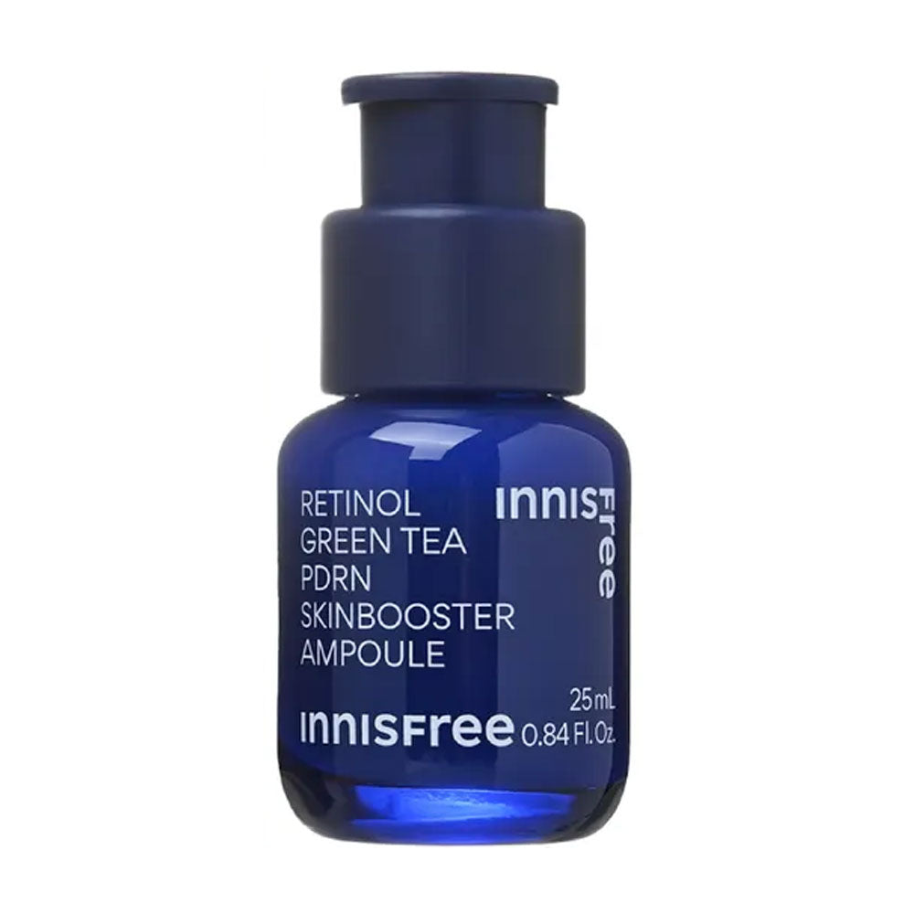 INNISFREE Retinol Green Tea PDRN Skin Booster Ampoule - Peaches&Creme Shop Korean Skincare Malta