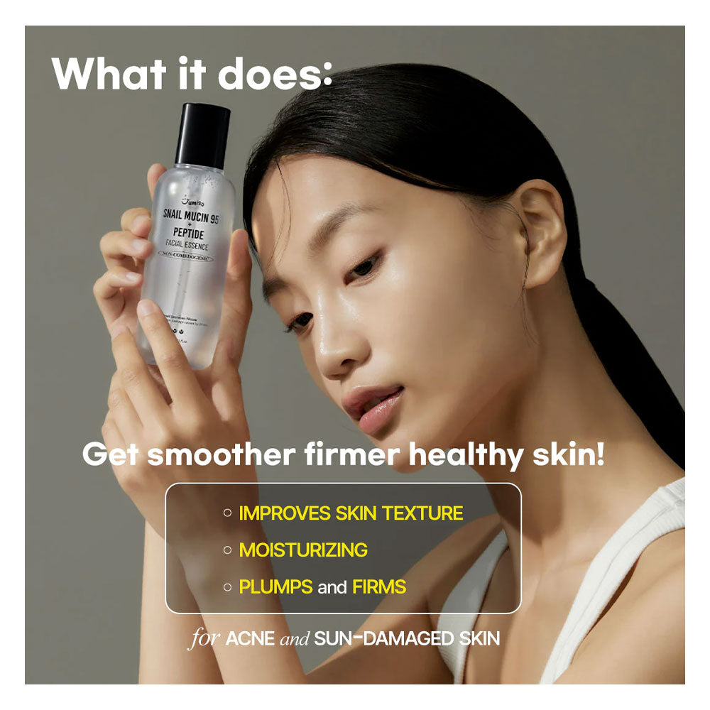 JUMISO Snail Mucin 95% + Peptide Essence - Peaches&Creme Shop Korean Skincare Malta
