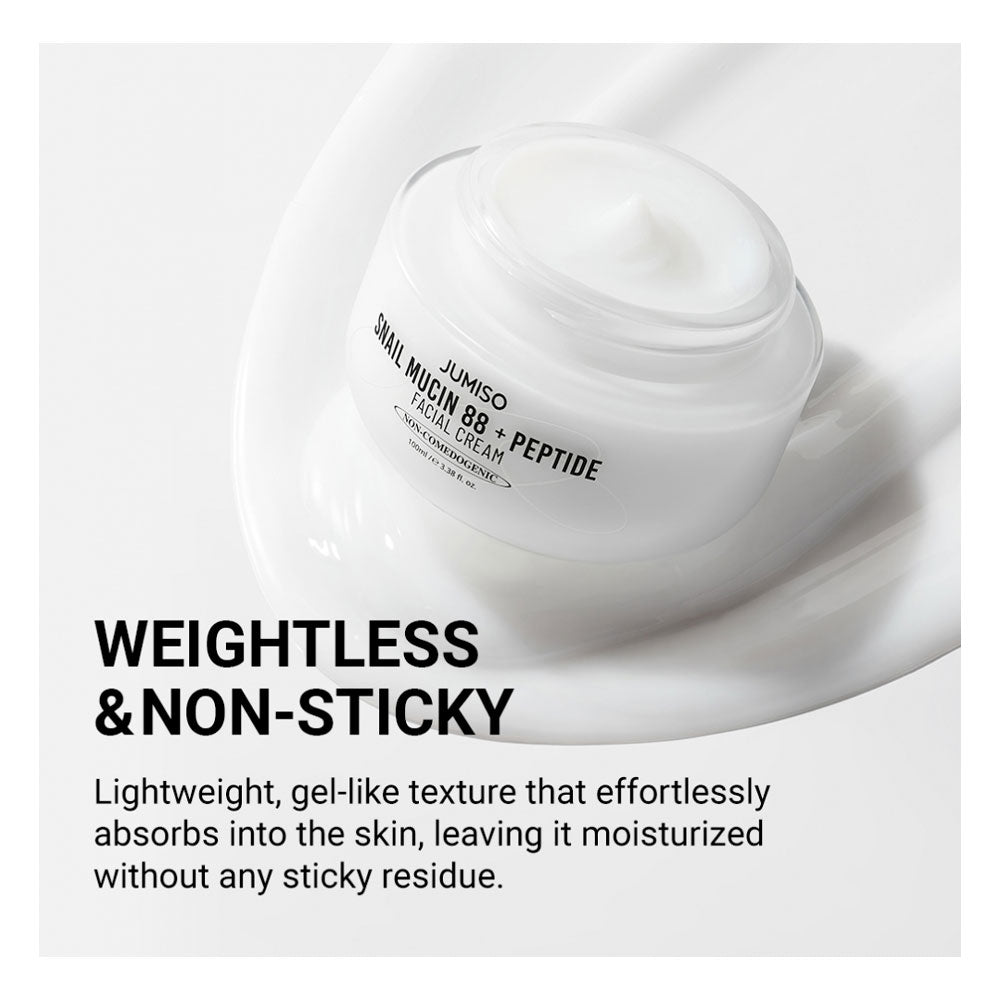 JUMISO Snail Mucin 88 + Peptide Facial Cream - Peaches&Creme Shop Korean Skincare Malta