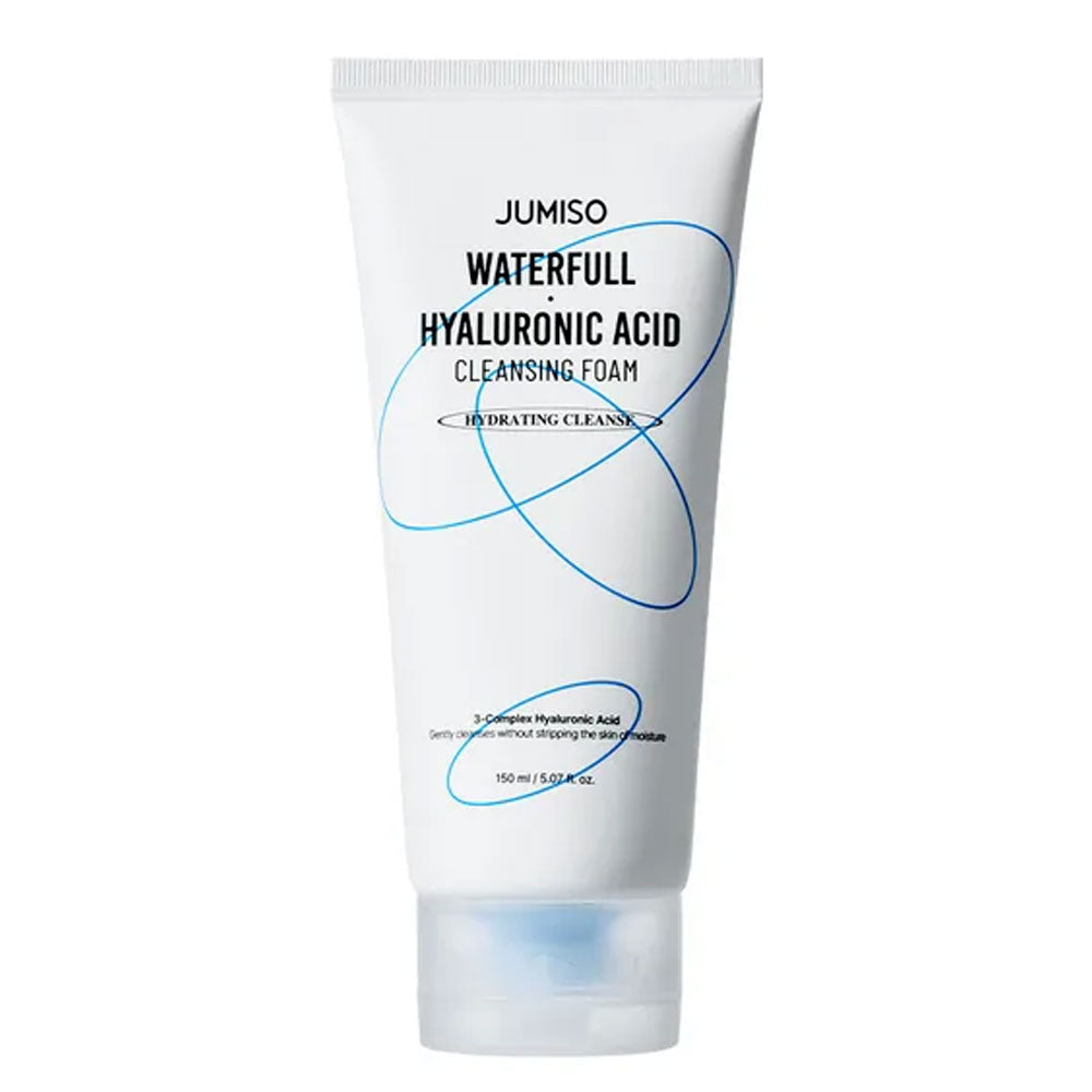 JUMISO Waterfull Hyaluronic Acid Cleansing Foam - Peaches&Creme Shop Korean Skincare Malta