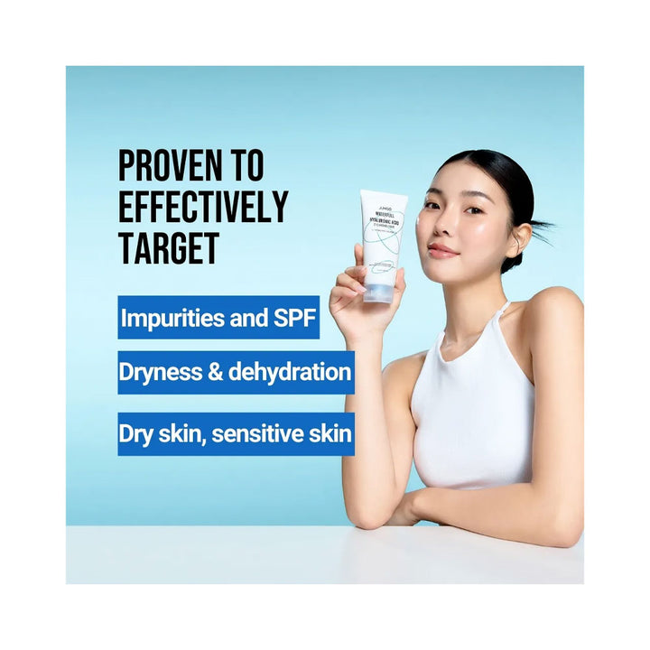 JUMISO Waterfull Hyaluronic Acid Cleansing Foam - Peaches&Creme Shop Korean Skincare Malta