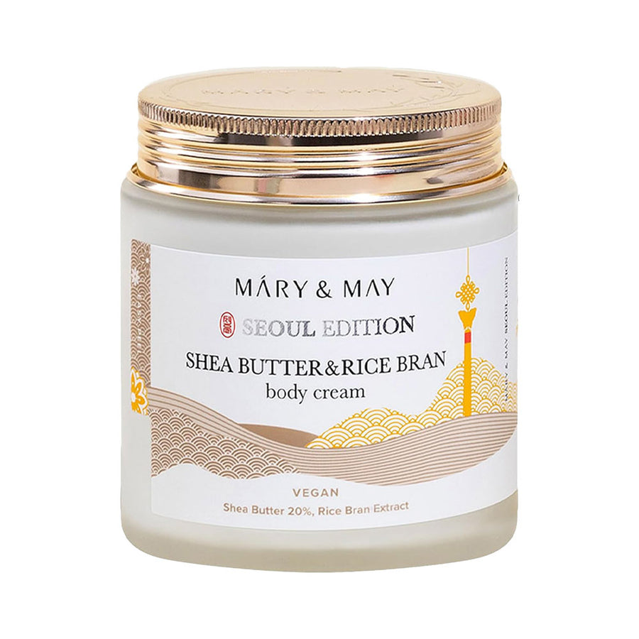 MARY&MAY Shea Butter & Rice Bran Body Cream - Peaches&Creme Shop Korean Skincare Malta