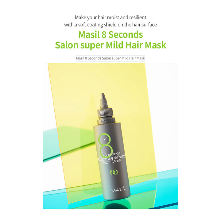 MASIL 8 Seconds Salon Super Mild Hair Mask - Peaches&Creme Shop Korean Skincare Malta