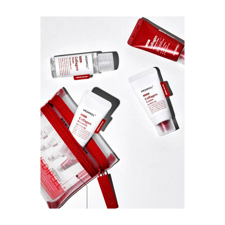 MEDI-PEEL Red Lacto Collagen Trial Kit - Peaches&Creme Shop Korean Skincare Malta