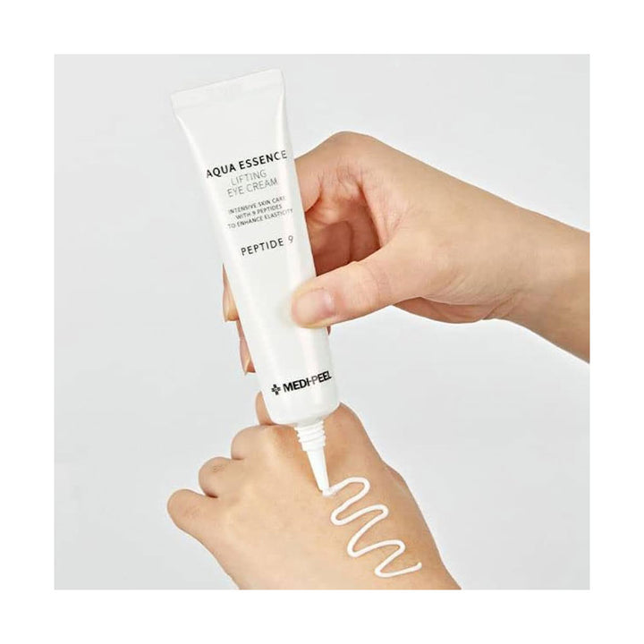 MEDI-PEEL Peptide 9 Aqua Essence Lifting Eye Cream - Peaches&Creme Shop Korean Skincare Malta