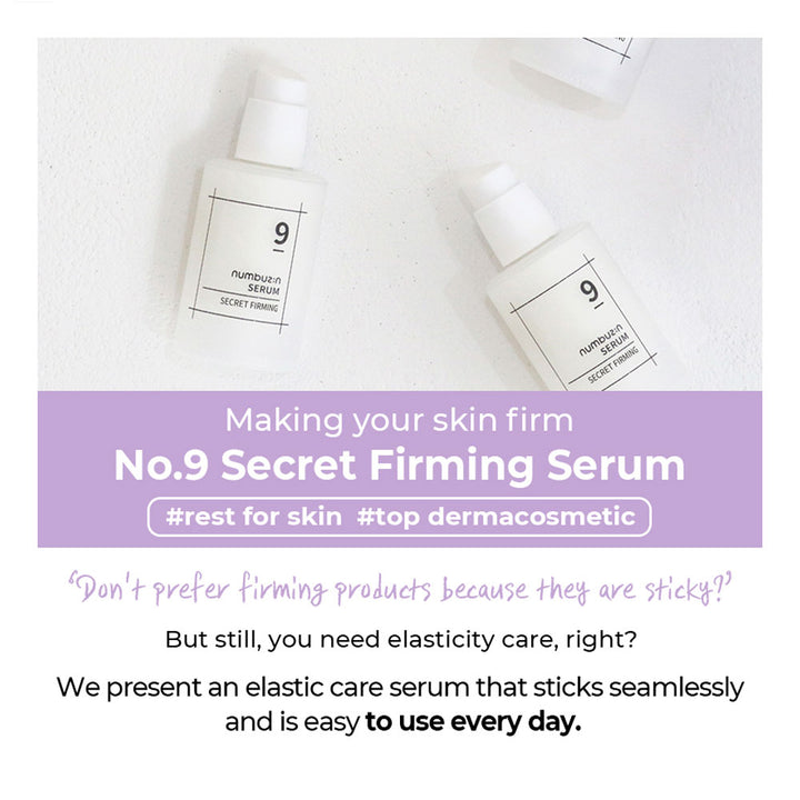 NUMBUZIN No.9 Secret Firming Serum - Peaches&Creme Shop Korean Skincare Malta