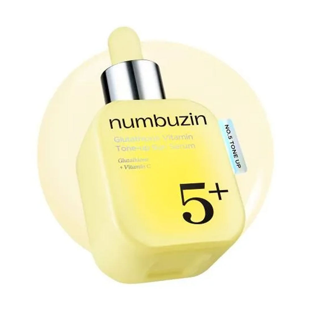 NUMBUZIN No.5 Glutathione Vitamin Tone-up Sun Serum - Korean Skincare Peaches&Crme K-Beauty and Skincare NUMBUZIN No.5 Glutathione Vitamin Tone-up Sun Serum - Korean Skincare Peaches&Crme K-Beauty and Skincare
