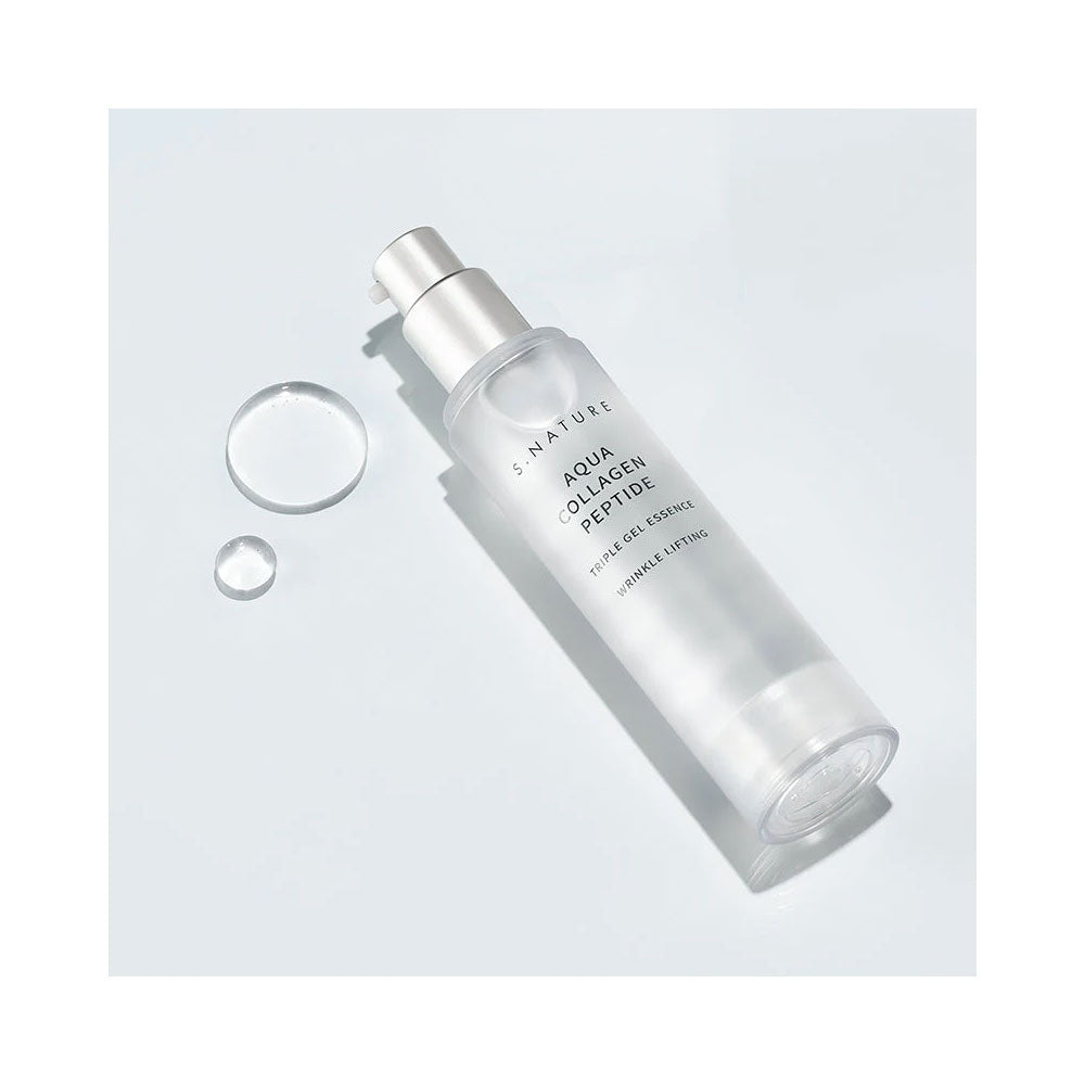 S.NATURE Aqua Collagen Peptide Triple Gel Essence - Peaches&Creme Shop Korean Skincare Malta
