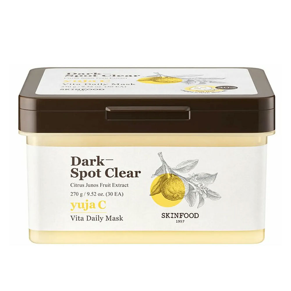 SKINFOOD Yuja C Vita Daily Mask - Peaches&Creme Shop Korean Skincare Malta