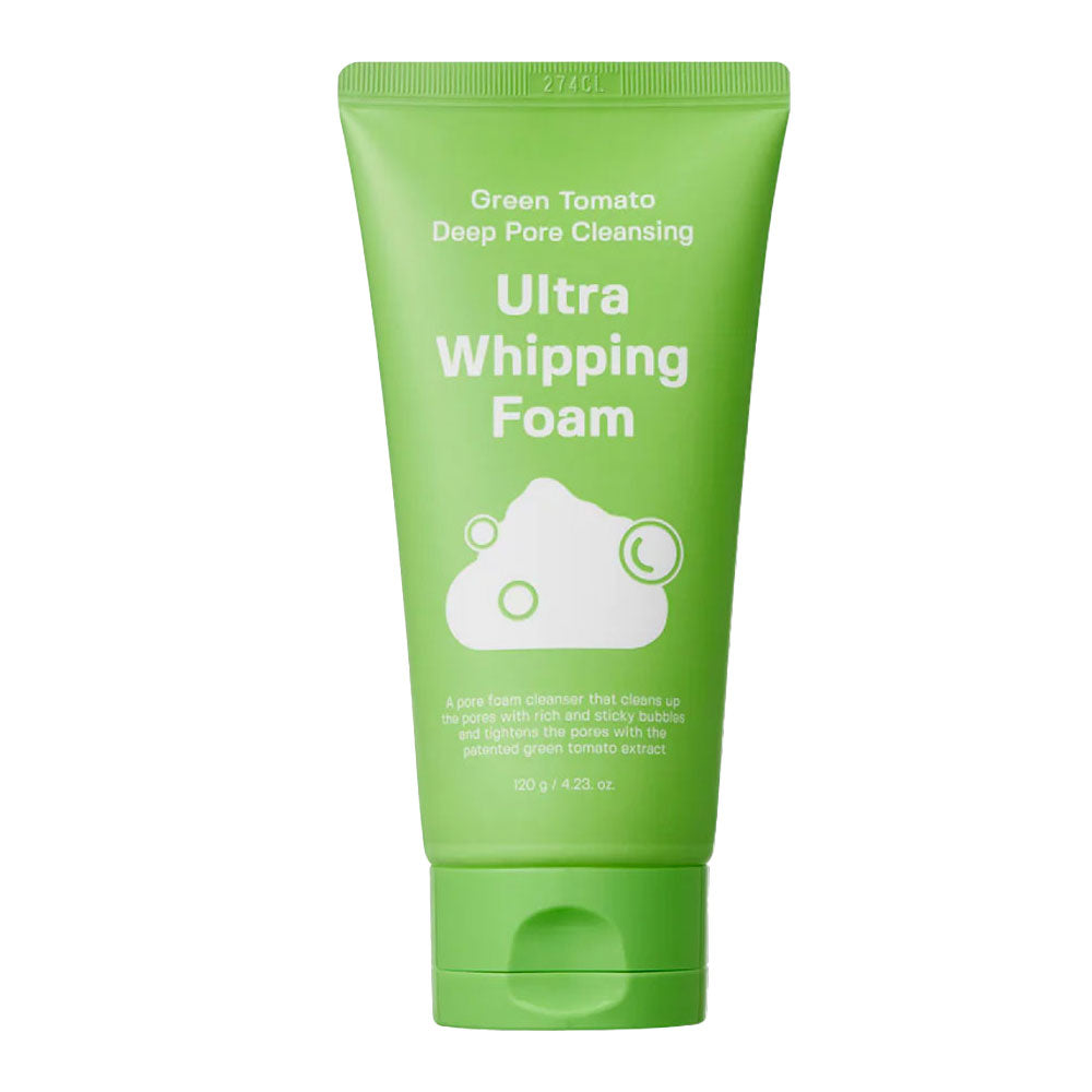SUNGBOON EDITOR Green Tomato Deep Pore Cleansing Ultra Whipping Foam - Peaches&Creme Shop Korean Skincare Malta