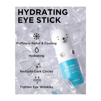 THE SAEM Iceland Hydrating Eye Stick - Peaches&Creme Shop Korean Skincare Malta