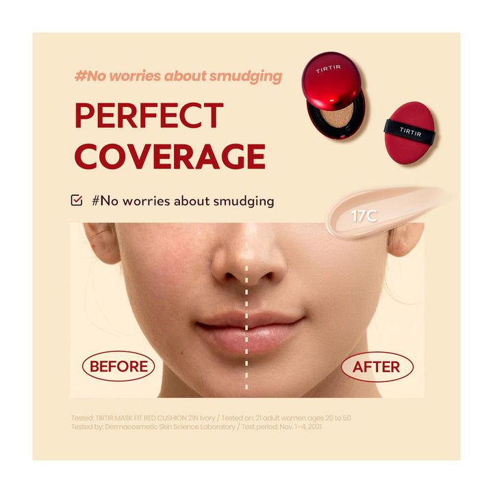TIRTIR Mask Fit Red Cushion - Peaches&Creme Shop Korean Skincare Malta