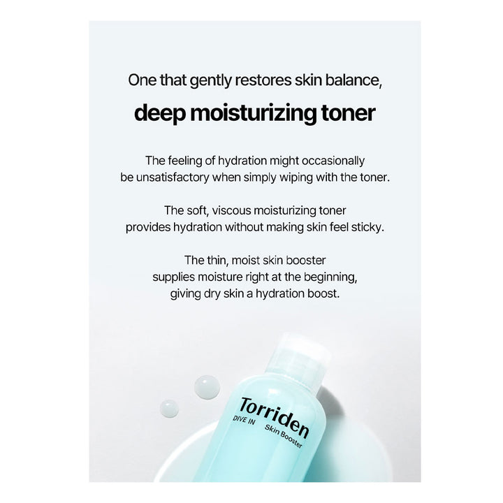 TORRIDEN Dive-In Low Molecule Hyaluronic Acid Skin Booster - Peaches&Creme Shop Korean Skincare Malta