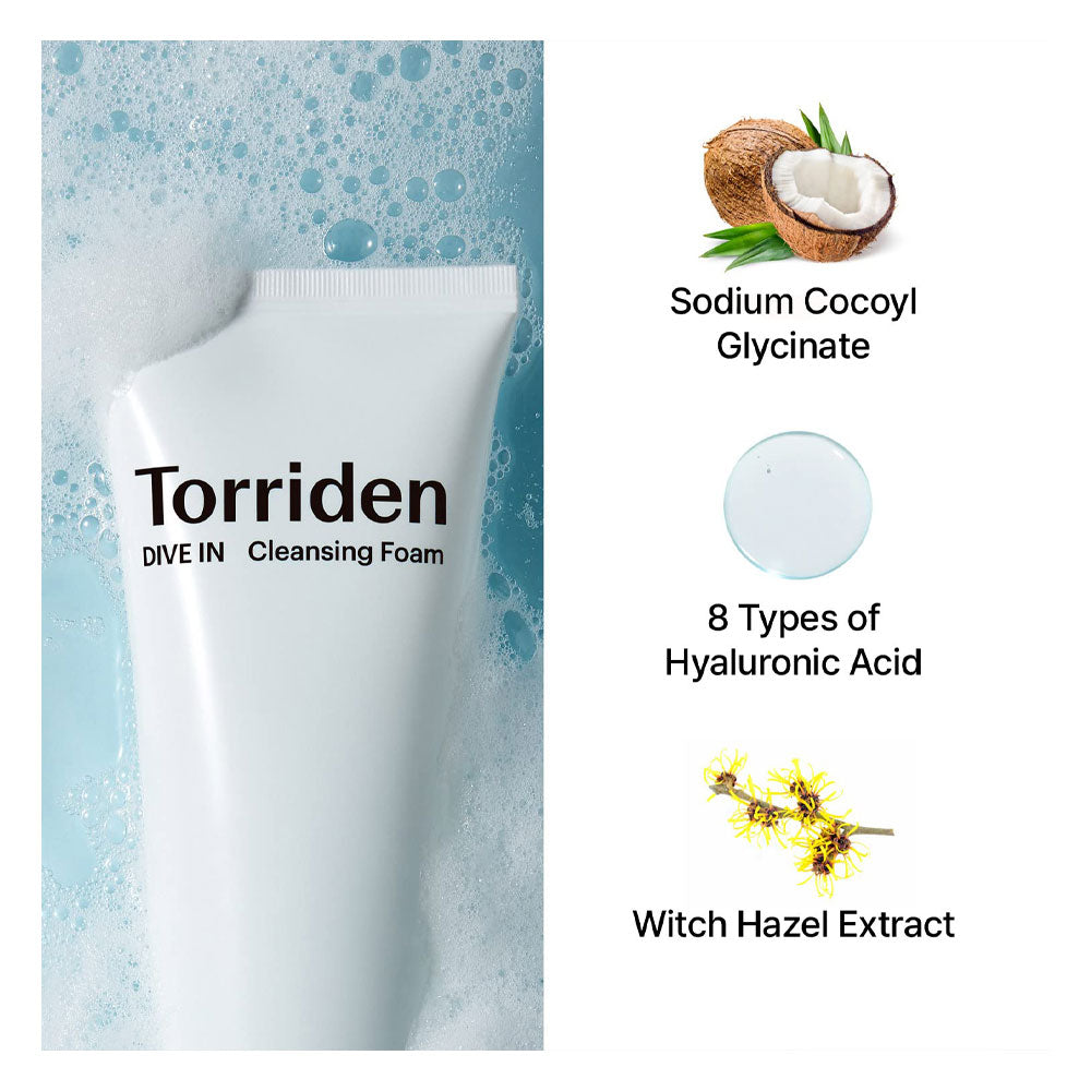 TORRIDEN Dive-In Cleansing Foam - Peaches&Creme Shop Korean Skincare Malta