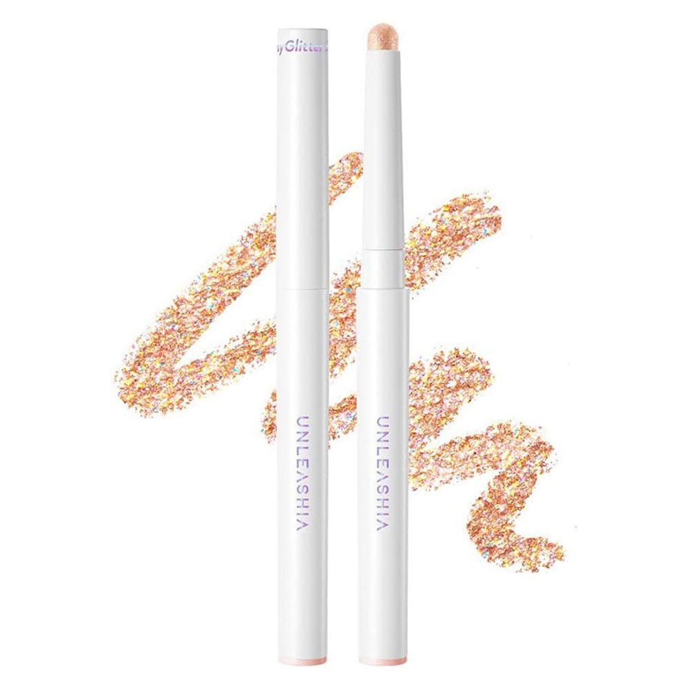 UNLEASHIA Pretty Easy Glitter Stick - Peaches&CremeShop Korean Skincare Malta