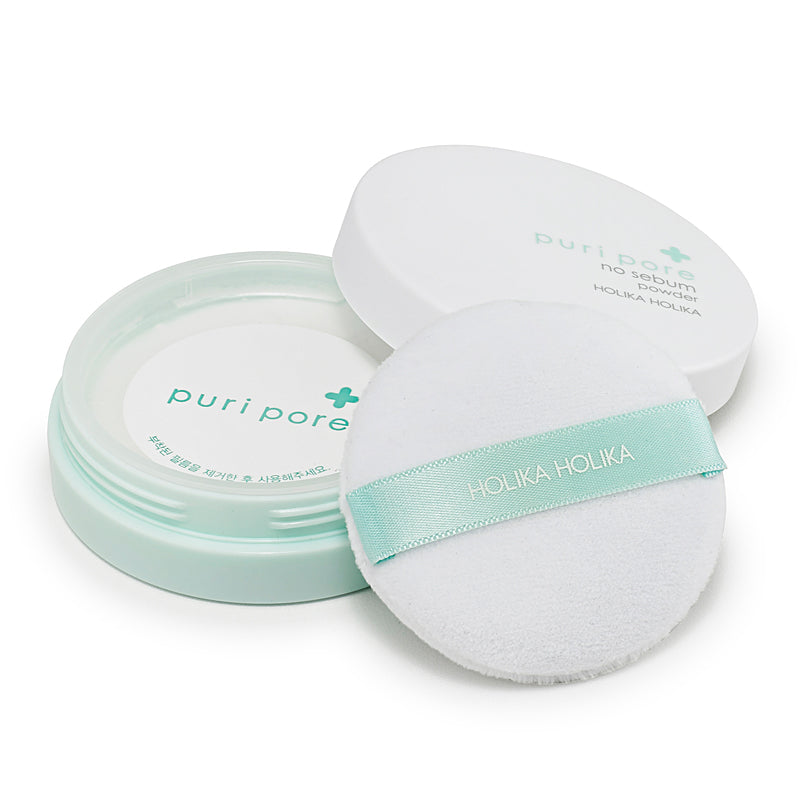 Holika Holika Puri Powder No Sebum Powder - Peaches&Creme Shop Korean Skincare Malta