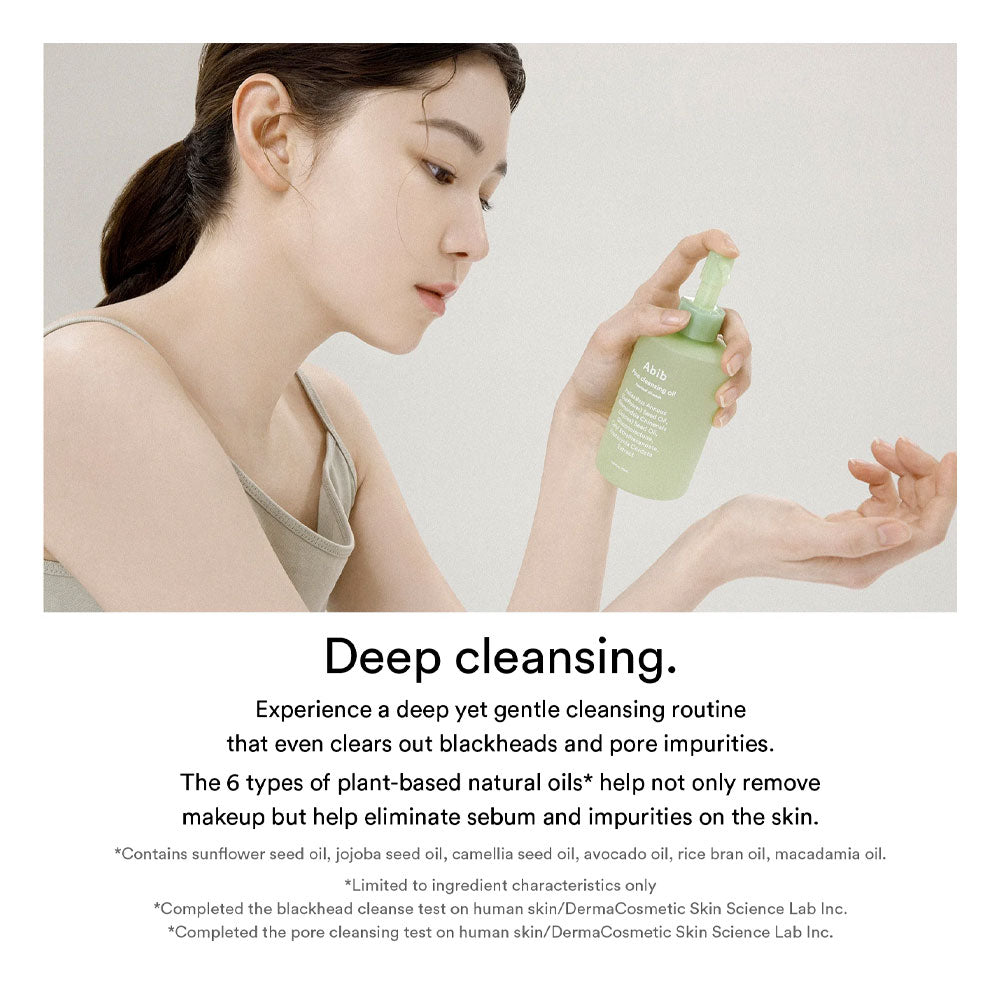 ABIB Pore Cleansing Oil Heartleaf Oil-Wash - Peaches&Creme Shop Korean Skincare Malta