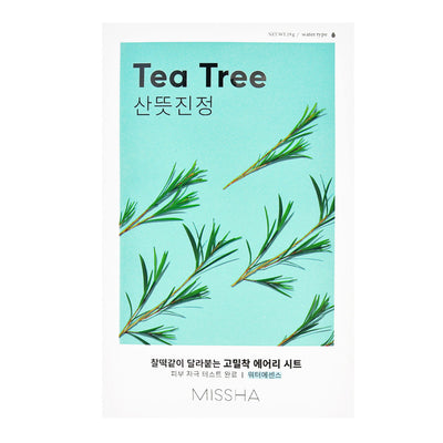 Missha Airy Fit Sheet Mask TEA TREE - Peaches&Crème K-Beauty and Skincare