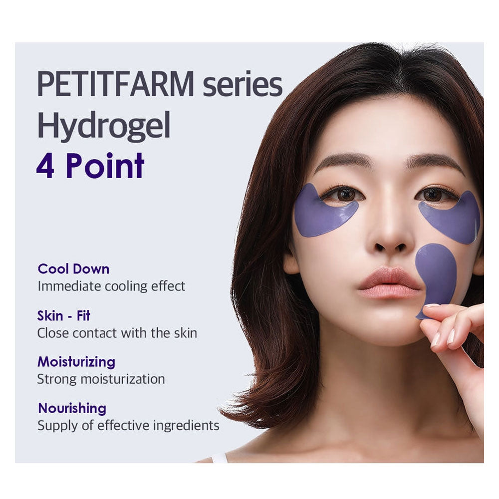 Petitfée Agave Cooling Hydrogel Eye Mask -Peaches&Creme Shop Korean Skincare Malta