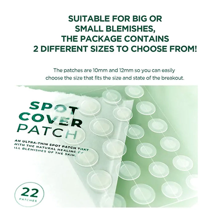 SKIN1004 Tea-Trica Spot Cover Patch - Peaches&Creme Shop Korean Skincare Malta