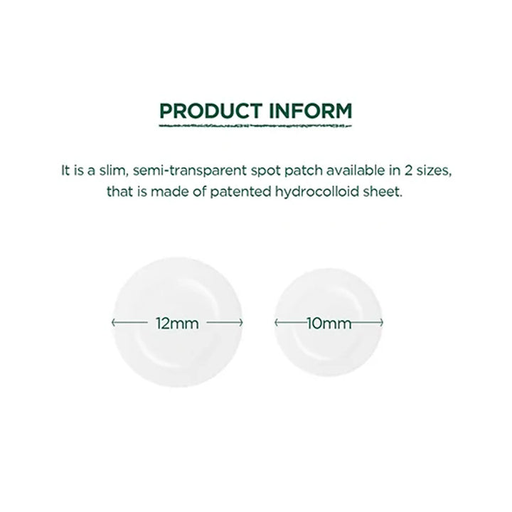 SKIN1004 Tea-Trica Spot Cover Patch - Peaches&Creme Shop Korean Skincare Malta