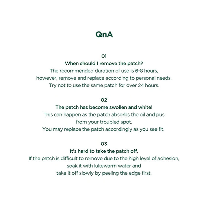 SKIN1004 Tea-Trica Spot Cover Patch - Peaches&Creme Shop Korean Skincare Malta