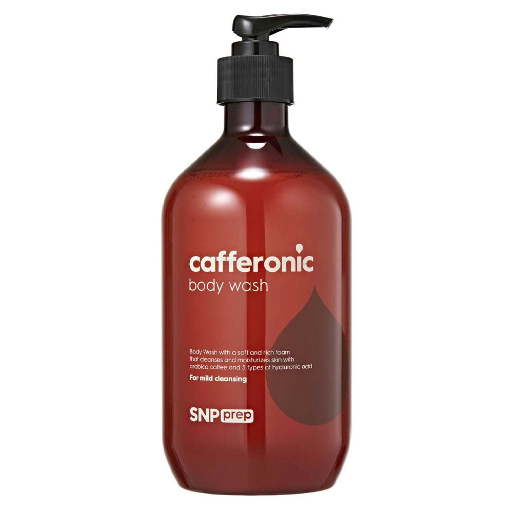 SNP Prep Cafferonic Body Wash Peaches&Creme Korean Skincare Malta