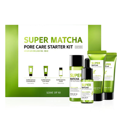 Some By Mi Super Matcha Pore Care Starter Kit - Peaches&Creme Shop Korean Skincare Malta