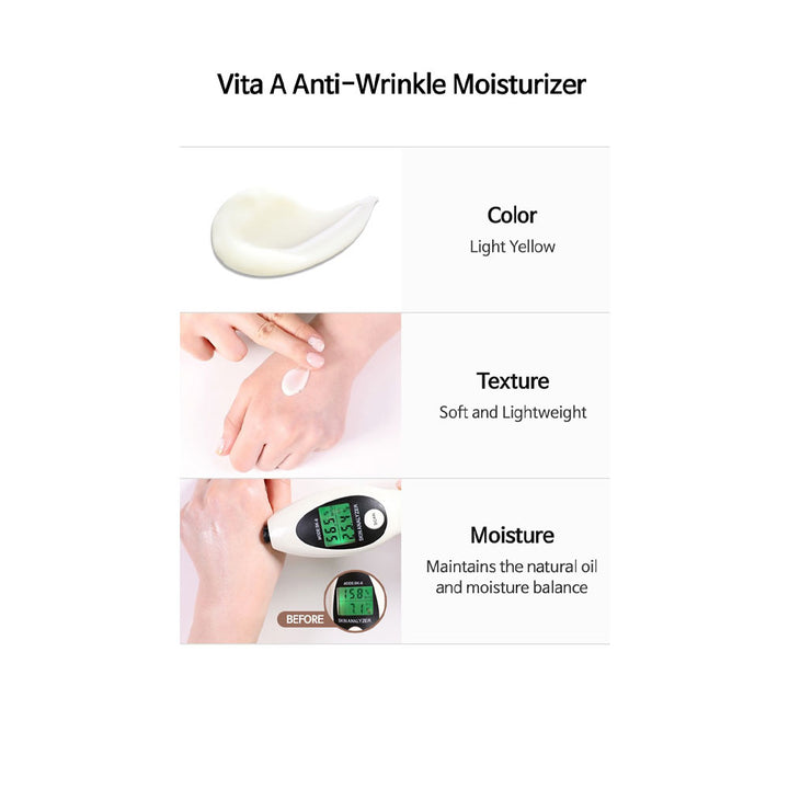 TIA'M Vita A Anti-Wrinkle Moisturizer - Peaches&Creme Shop Korean Skincare Malta