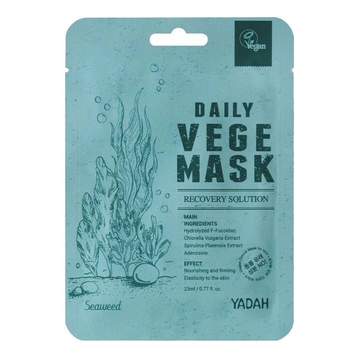 YADAH Daily Vege Mask Seaweed - Peaches&Creme Shop Korean Skincare Malta