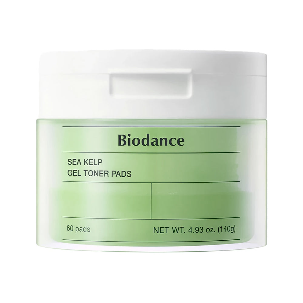 Biodance Sea Kelp Gel Toner Pads container on a white background