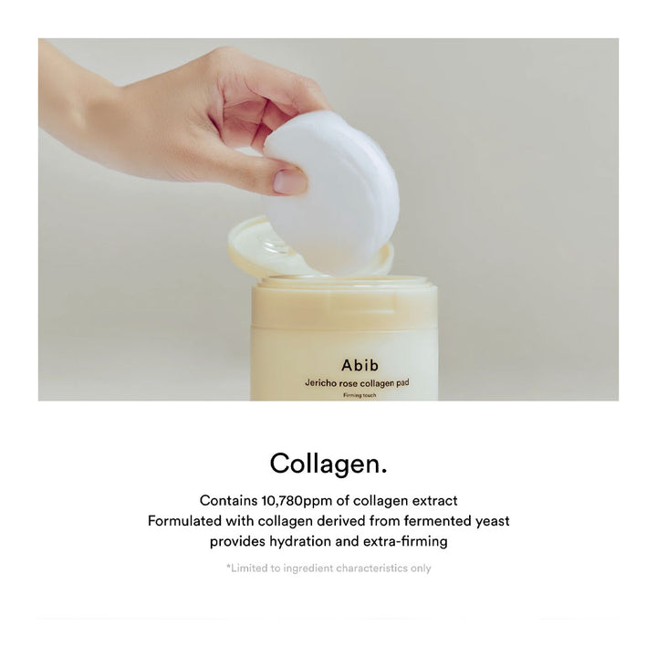 ABIB JJericho Rose Collagen Pad Firming Touch - Peaches&Creme Shop Korean Skincare Malta