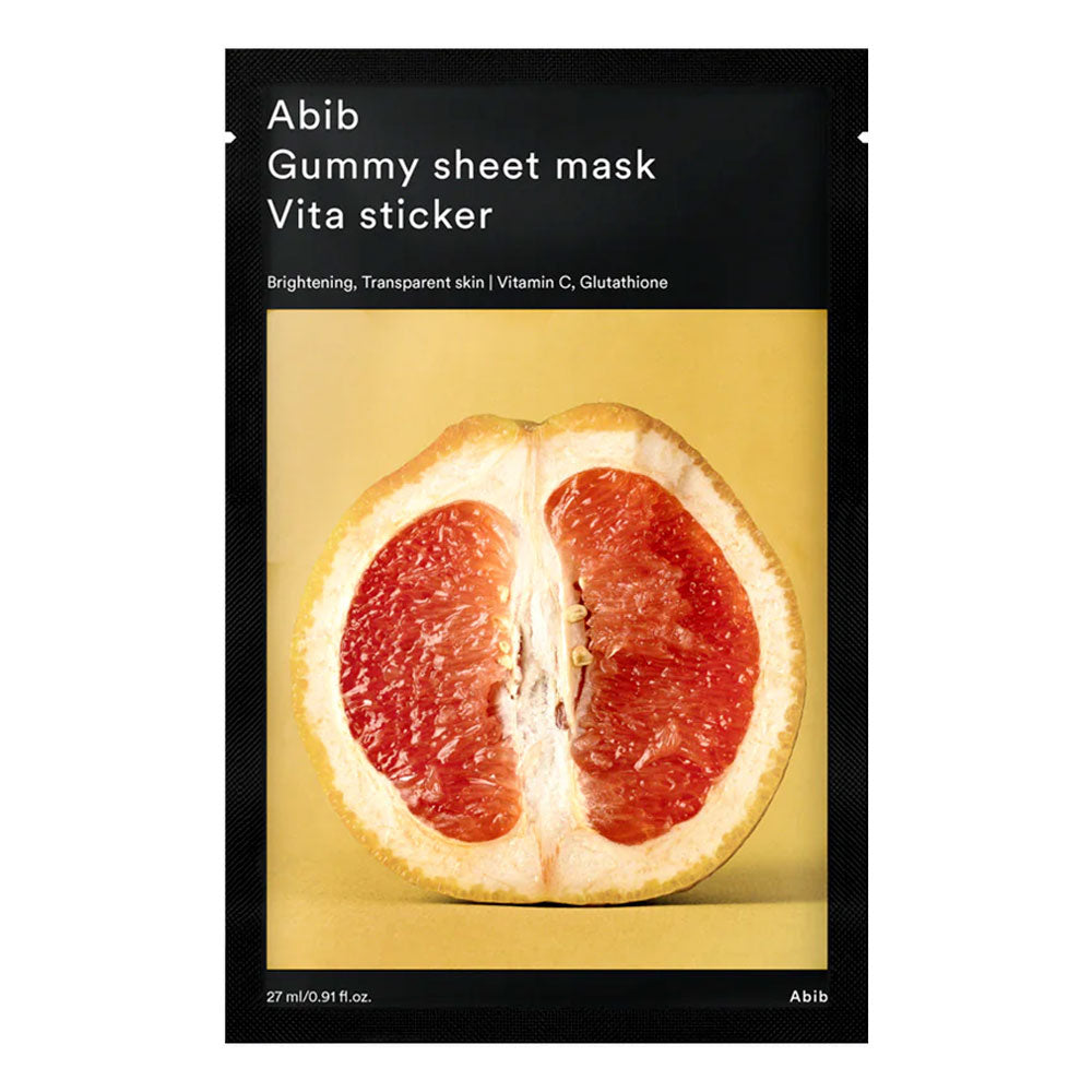 ABIB Gummy Sheet Mask Vita Sticker - Peaches&Creme Shop Korean Skincare Malta