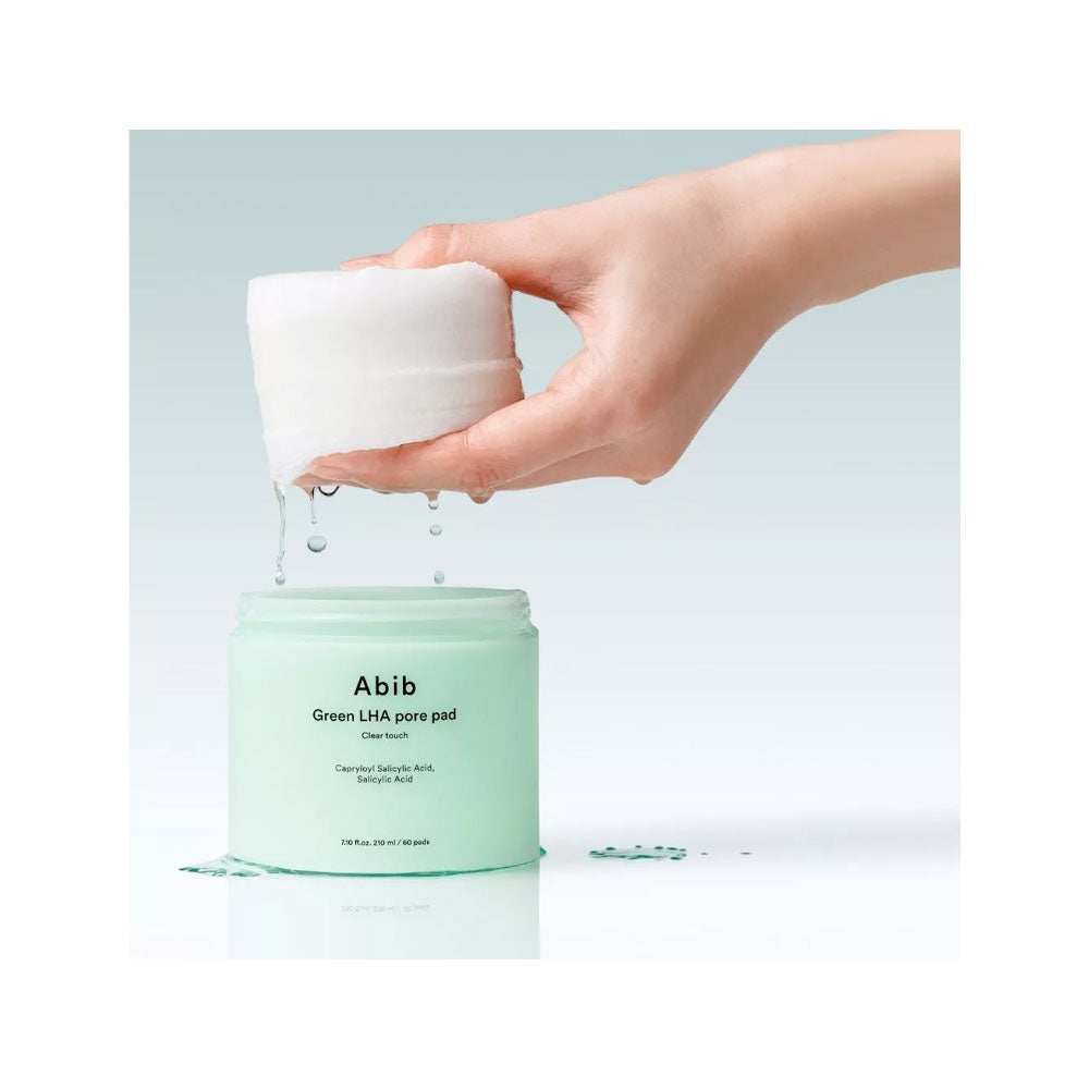 ABIB Green LHA Pore Pad Clear Touch - Peaches&Creme Shop Korean Skincare Malta