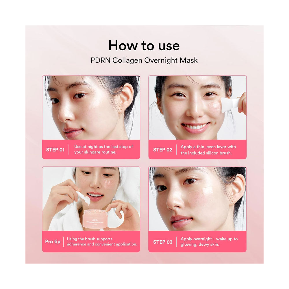 ABIB PDRN Collagen Overnight Mask Firming Jelly - Peaches&Creme Shop Korean Skincare Malta